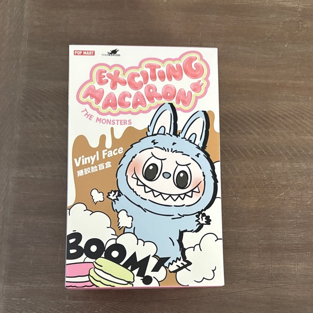 Authentic unopened Exciting Macaron The Monsters Vinyl Face labubu Lychee Berry